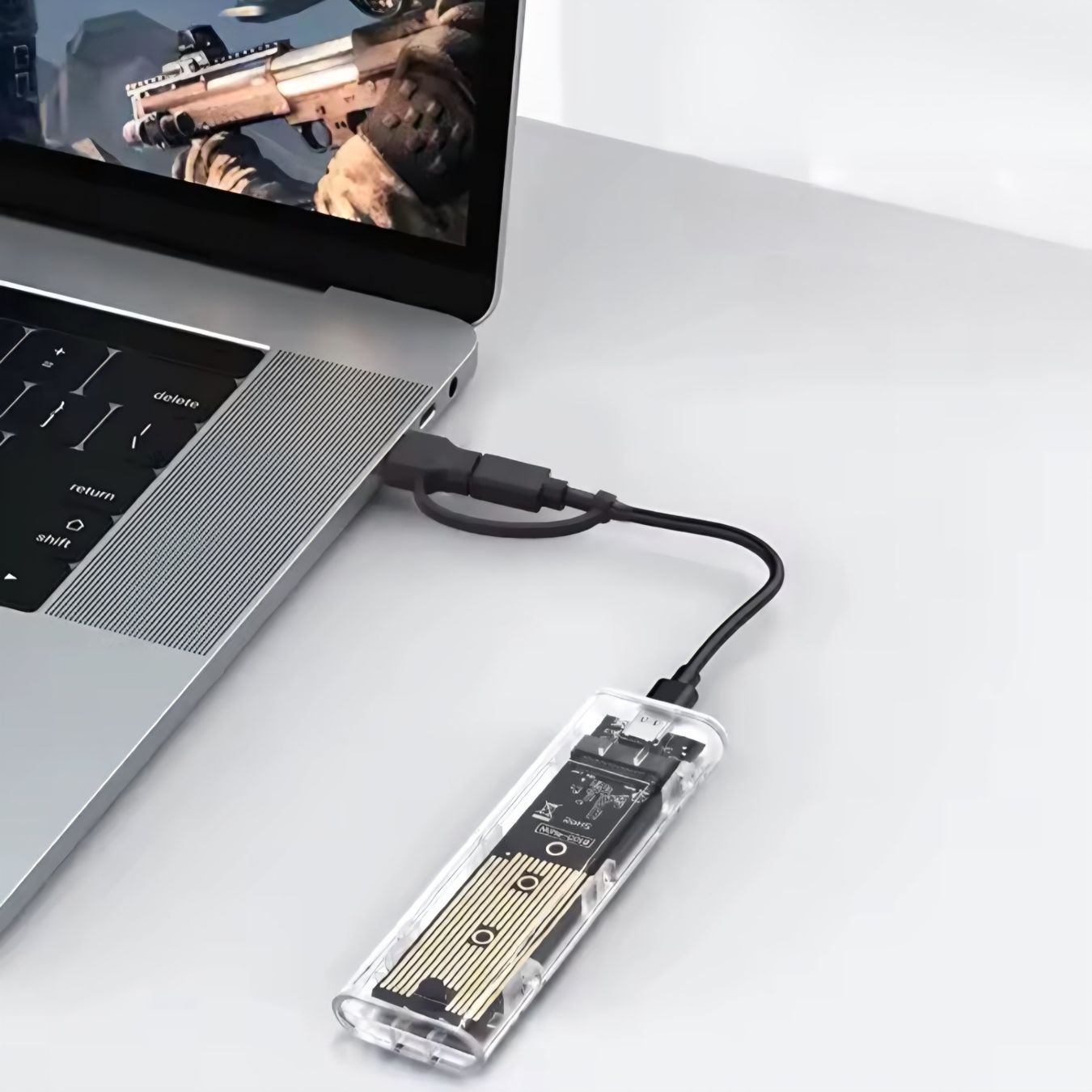 Dischi rigidi: M.2 NVMe PCIe & NGFF SATA SSD USB 3.1 Gehäuse external Case – Nuovo e nell'imballaggio originale da Uster venduto da -FPS- 5