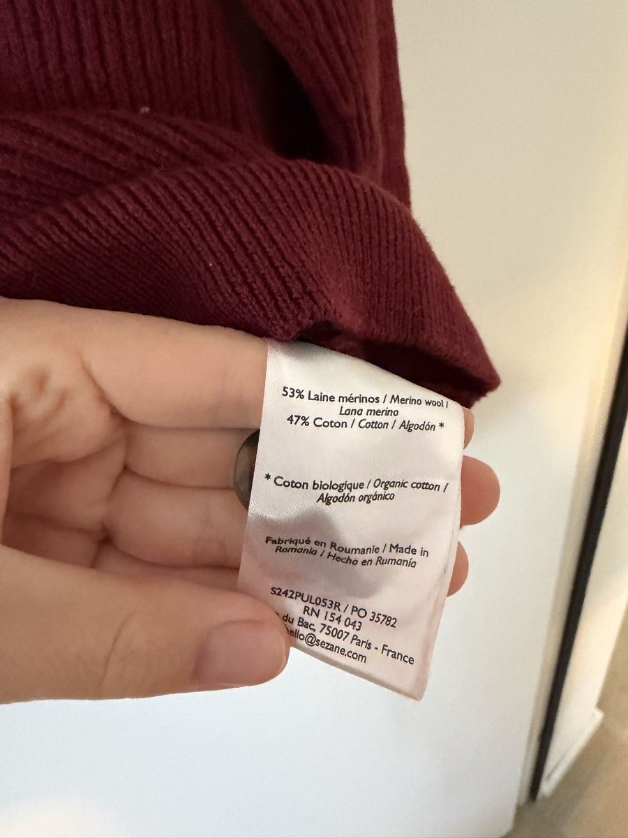 Sezane Pullover & Sweatshirts: Sezane Pullover Sami burgunderrot – Gebraucht aus Winterthur von ana_z7yd 3