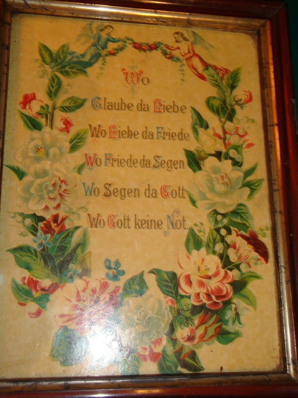 Foto & Immagini: 2 gerahmte religiöse Sinnsprüche – Usato da häusernmoos venduto da buc_8ftk 2