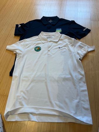 Adidas und Nike Golf Poloshirts, Grösse L, Top Zustand
