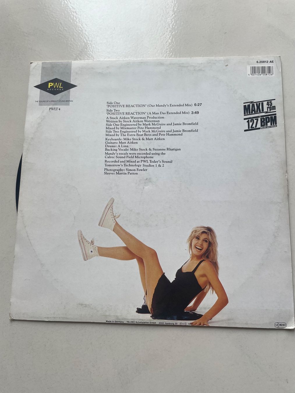 Dischi in vinile: Mandy + Maxi 12" + Positive reaction – Usato da Minusio venduto da Pink222 1