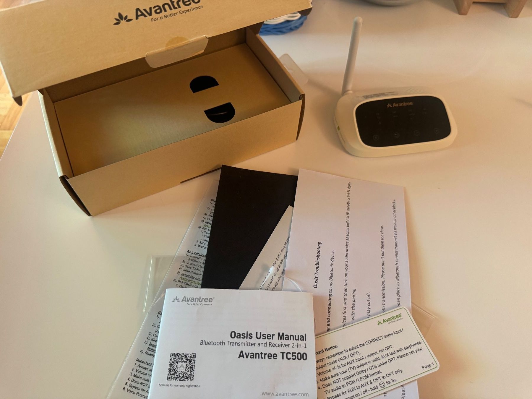 Home cinéma: Avantree Oasis Bluetooth Audio-Transmitter & Kopfhöhrer – D'occasion à Bülach par Sandor 7