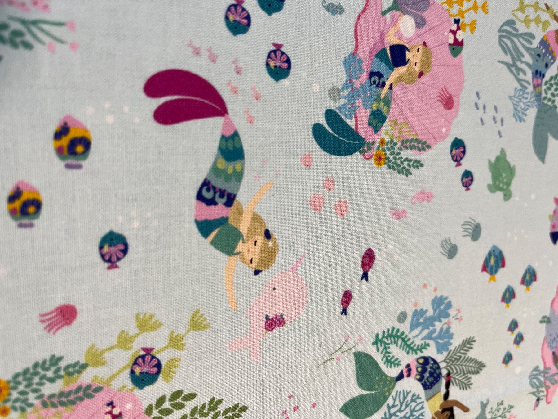 Stoffe: Patchworkstoffe Meerjungfrau bunt no.2 – Neu (gemäss Beschreibung) aus Seuzach von KreativmitStoff 5