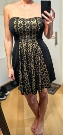 schulterfreies Kleid, Rock, Dress, Partykleid, Cocktailkleid