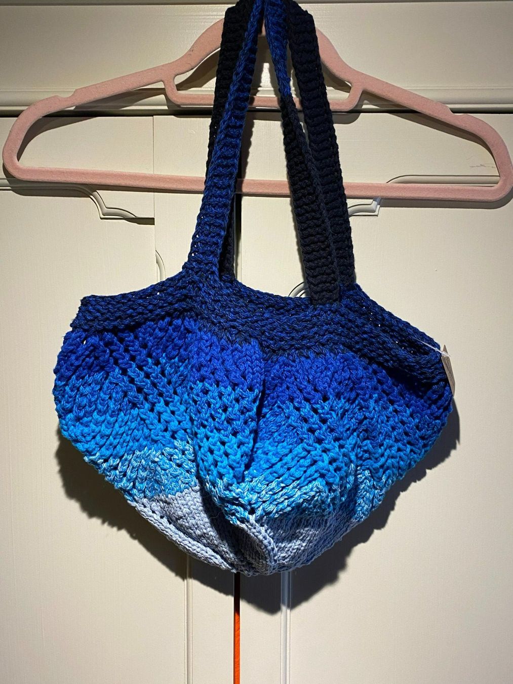 Borse: TASCHE -HANDGESTRICKT,BLAUTÖNE – Nuovo e nell'imballaggio originale da Meienried venduto da ManuelaBoutique 4