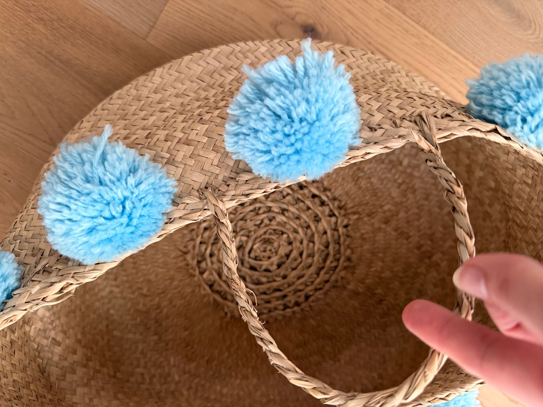 Altro per la casa: Korb mit blauen Ponpons, Cam Cam – Usato da Küsnacht ZH venduto da ToddyGinger 7