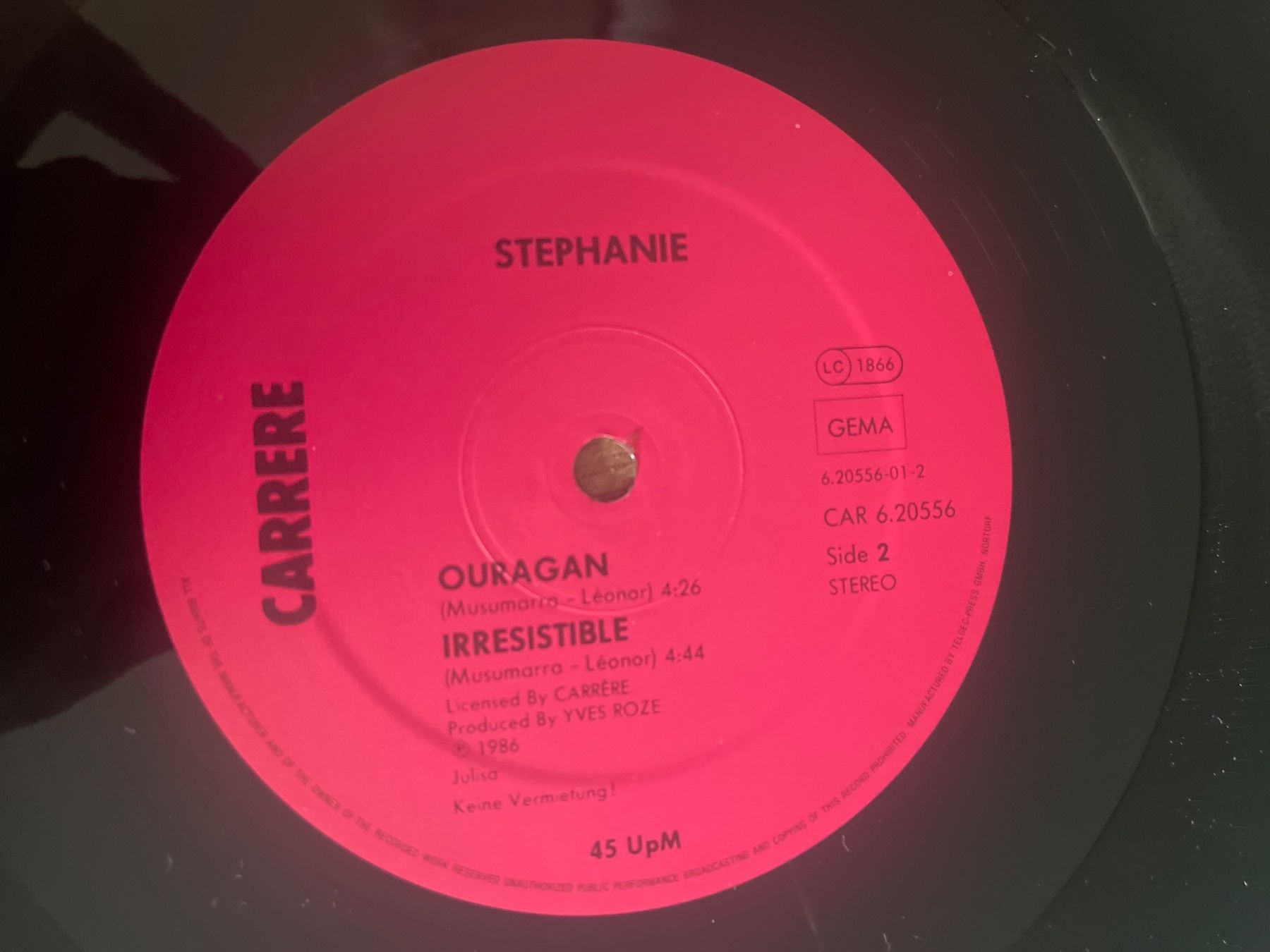Vinyles: A617/Stephanie - Irresistible – D'occasion à Frutigen par Philippe_jsp 2