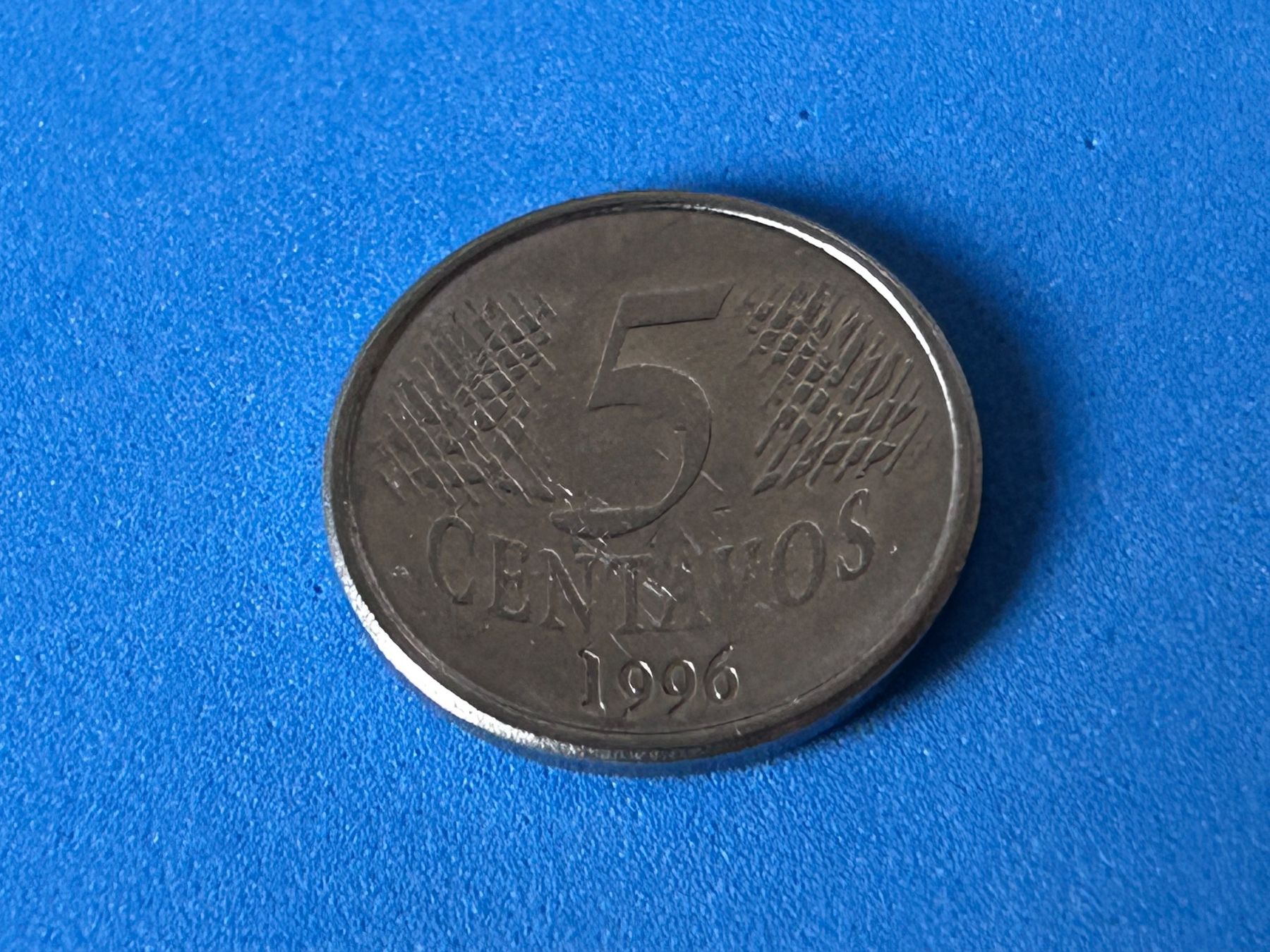 Tutti le monete: Brazil - 5 Centavos 1996 – Usato da Corcelles NE venduto da AJKader 2