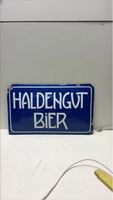 Vintage Haldengut Bier Emailschild /Original(Franz1)