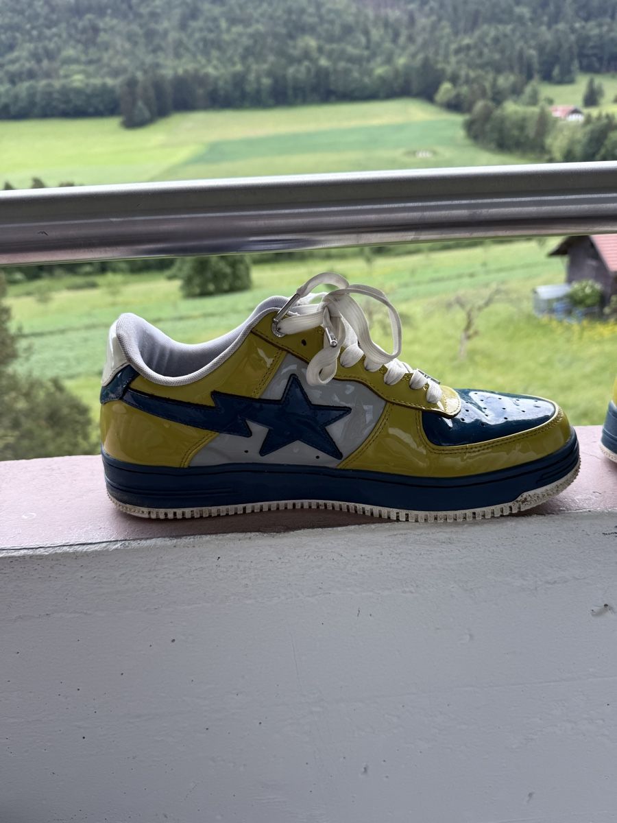 Scarpe da uomo: A Bathing Ape Bape Sta Nostalgic bleu/jaune/blanc  US 12 – Usato da Renan BE venduto da Meh1983 3