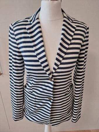 Blau-weiss gestreifter Max Mara Weekend Blazer, Gr. S 