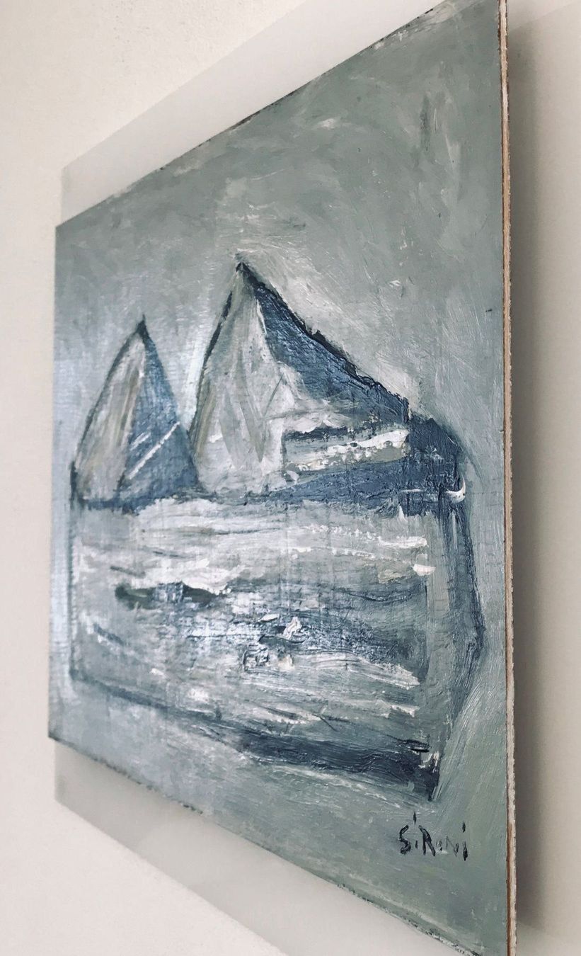 Dipinti: Mario Sironi, Original Ölgemälde – Usato da Einsiedeln venduto da artgallery59 1