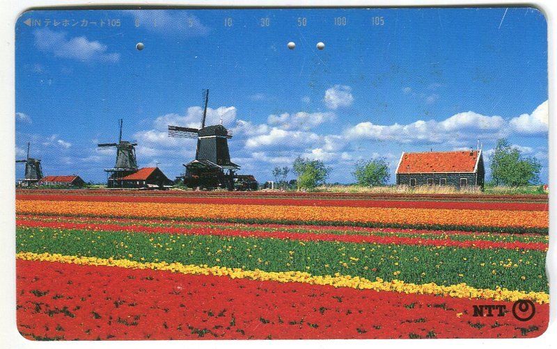 Telefon- & Taxkarten: Telefonkarte "Tulpen & Windmühlen" – Gebraucht aus Basel von Butsch5