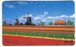 Telefonkarte "Tulpen & Windmühlen"