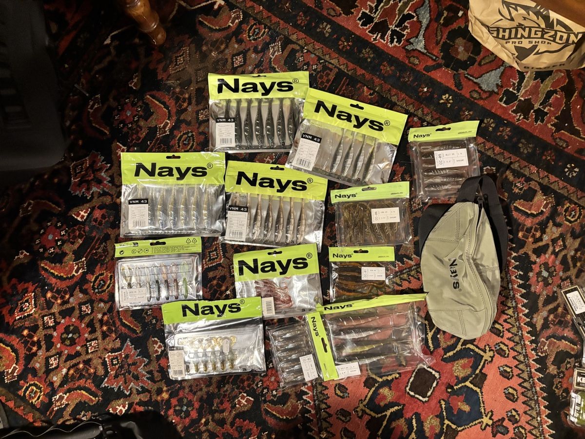 Esche: Nays Gummifische, creaturebaits, tasche – Usato da Nidau venduto da kingmigae