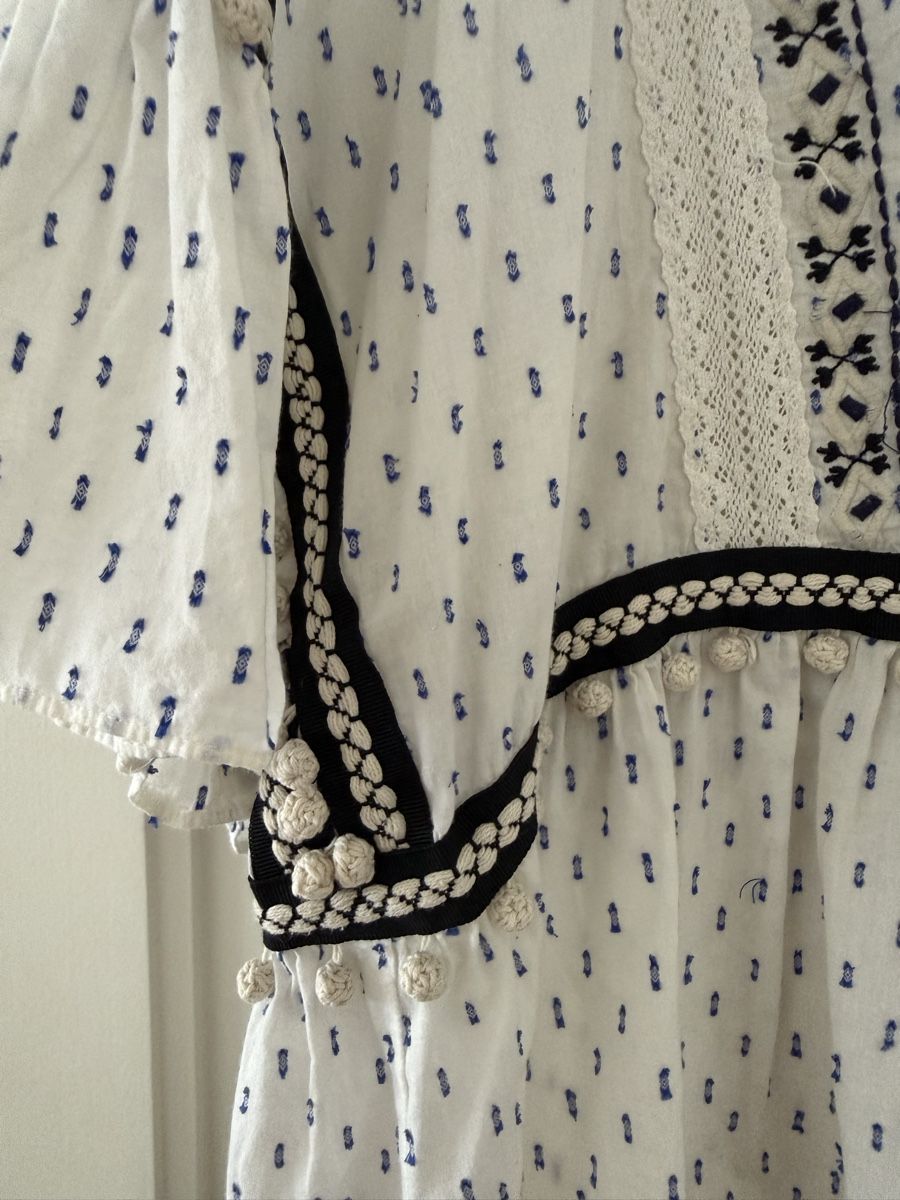 Zara Camicette: Blouse white patterned short sleeve size XL condition good – Nuovo (secondo la descrizione) da Zürich venduto da mariagondo95 4