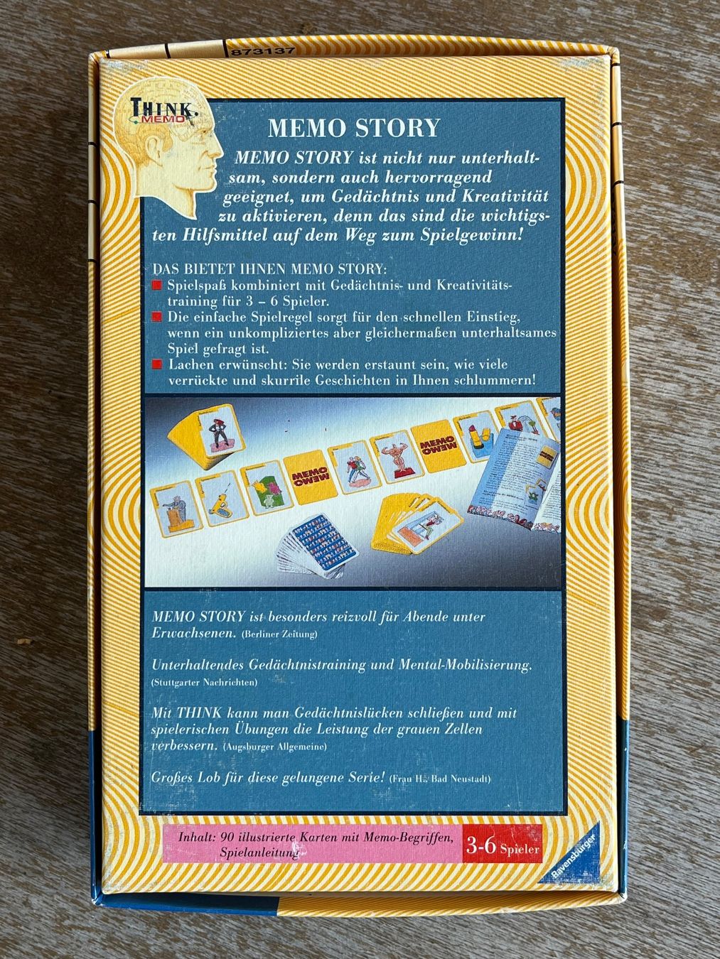 Ravensburger Spiele: Ravensburger Spiel " Think memo " – Gebraucht aus Bauma von Budgerigar 2