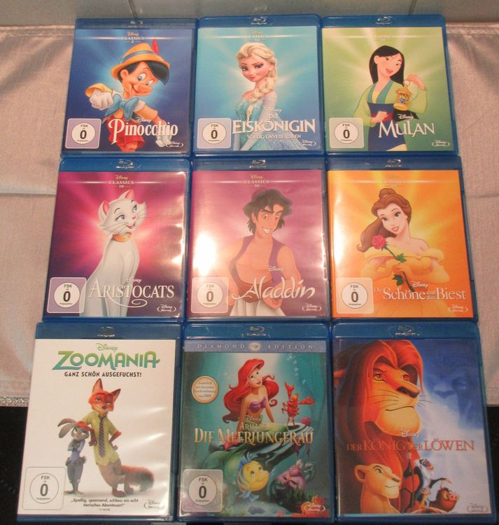 21 Bluray Sammlung Walt Disney Classics - Neuwertig -Deutsch | Kaufen ...