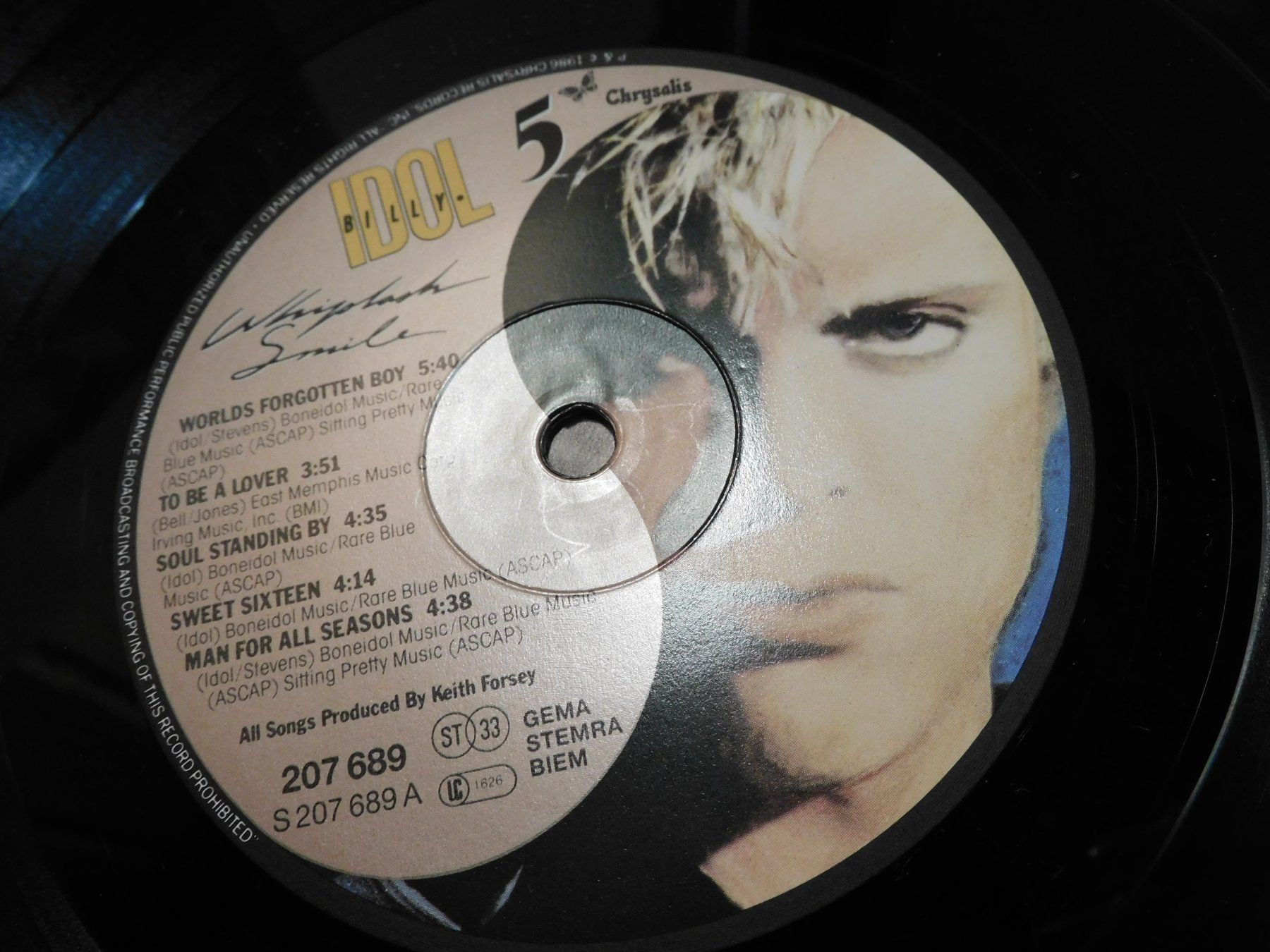 Schallplatten: LP -  Billy Idol  - 1985 - Schallplatte    LP – Gebraucht aus Sursee von 76 4
