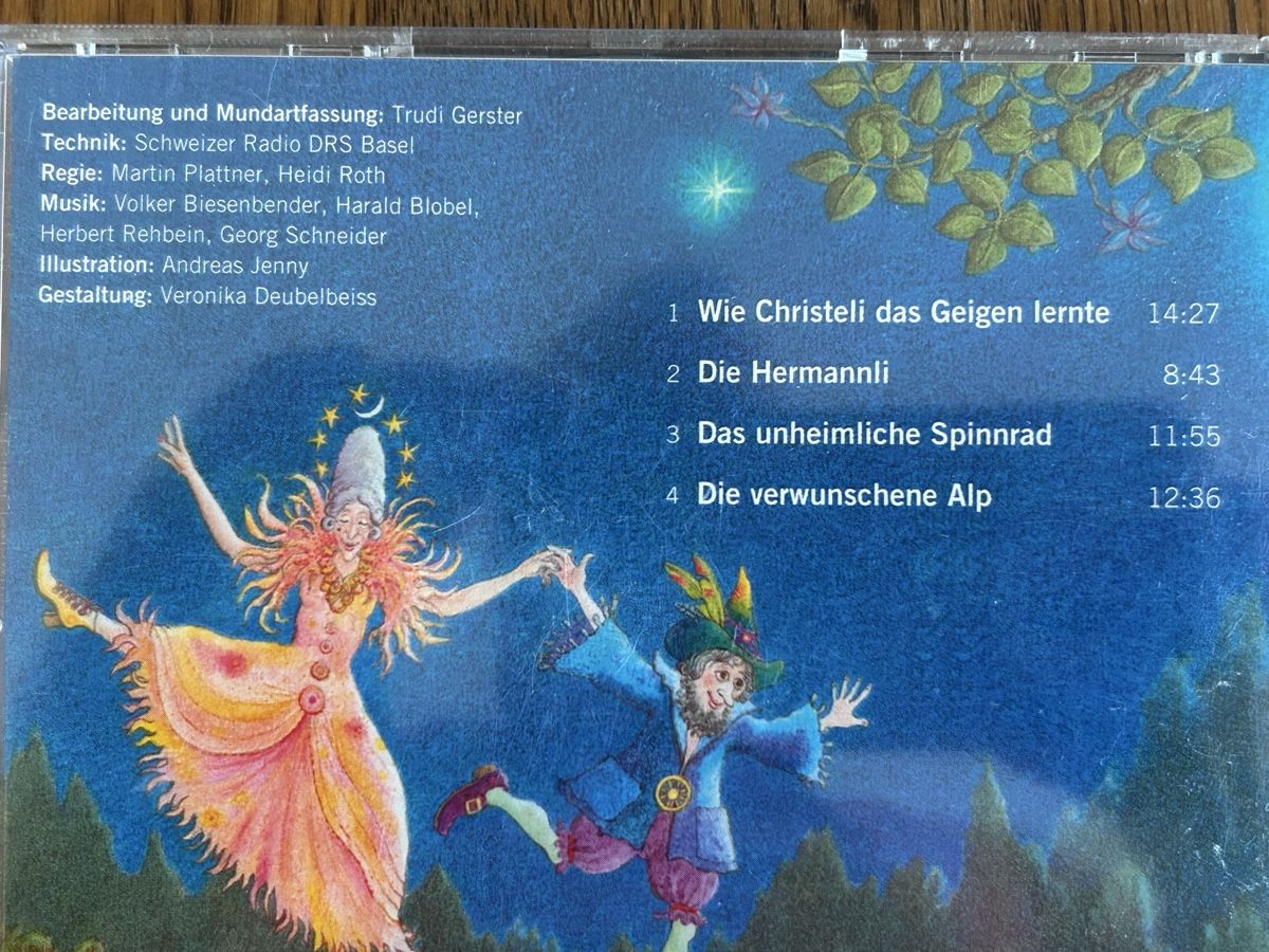 CD: Trudi Gerster Schweizer Märchen CD Mundart – Usato da Wolhusen venduto da eve_m6cg 2