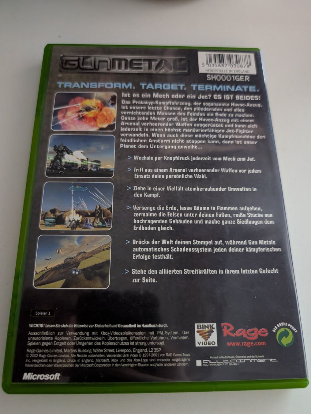 Microsoft Giochi: Gunmetal - Xbox Game CIB – Usato da Hünenberg See venduto da SpecialEditionGaming 2
