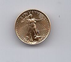 (143) USA, ⅒ Unze Gold, Eagle, 1997, stgl