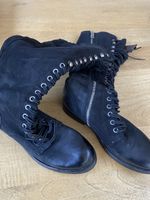 Bottes femme noires lacets et fermeture éclair pointure 37 A