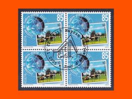 Viererblock "Tag der Briefmarke Meyrin"  (2005)