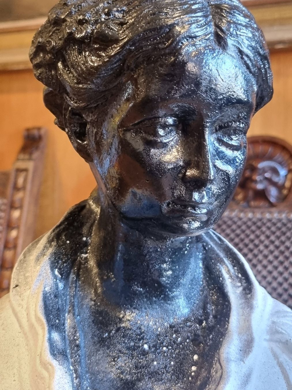 Sculture & Statue: Frauenbüste Deko Gusseisen 36 cm – Usato da Scharnachtal venduto da devin03 7