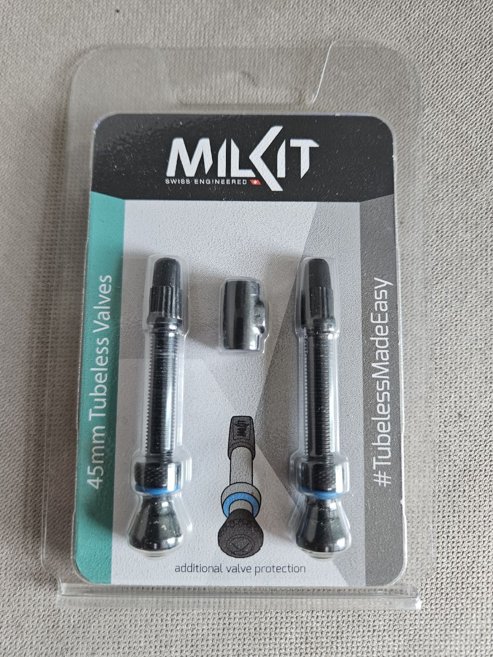 Pezzi di ricambio: MILKIT Tubeless Ventile 45mm – Nuovo e nell'imballaggio originale da Seengen venduto da Garlando11