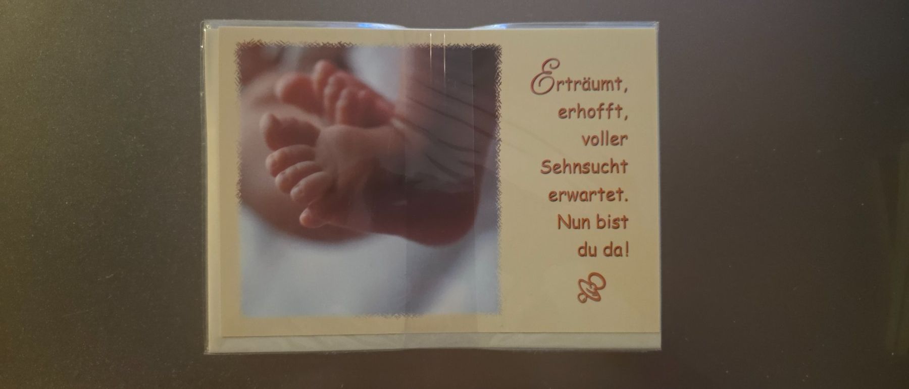 Karten: Grusskarte mit Umschlag – Neu und originalverpackt aus Illighausen von Sam_Schmidt