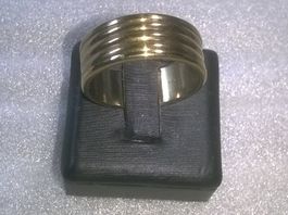 ring edelsthal vergoldet,,,glanzig