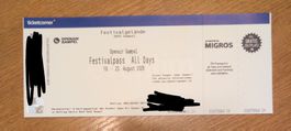 Openair Gampel Festivalpass All Days 19-23 Aug 2026