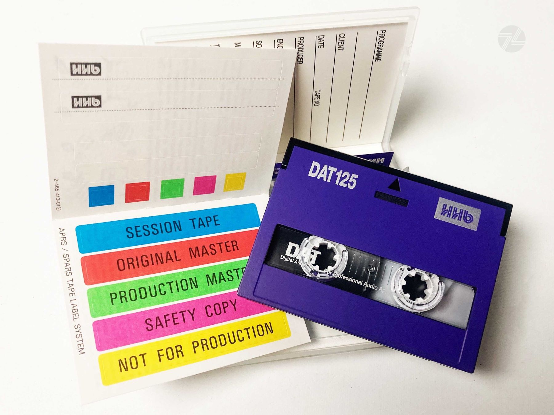 Musicassette: HHB DAT Master 125 Kassette Digital Audio Tape 125min. – Usato da Wetzikon ZH venduto da cyan74