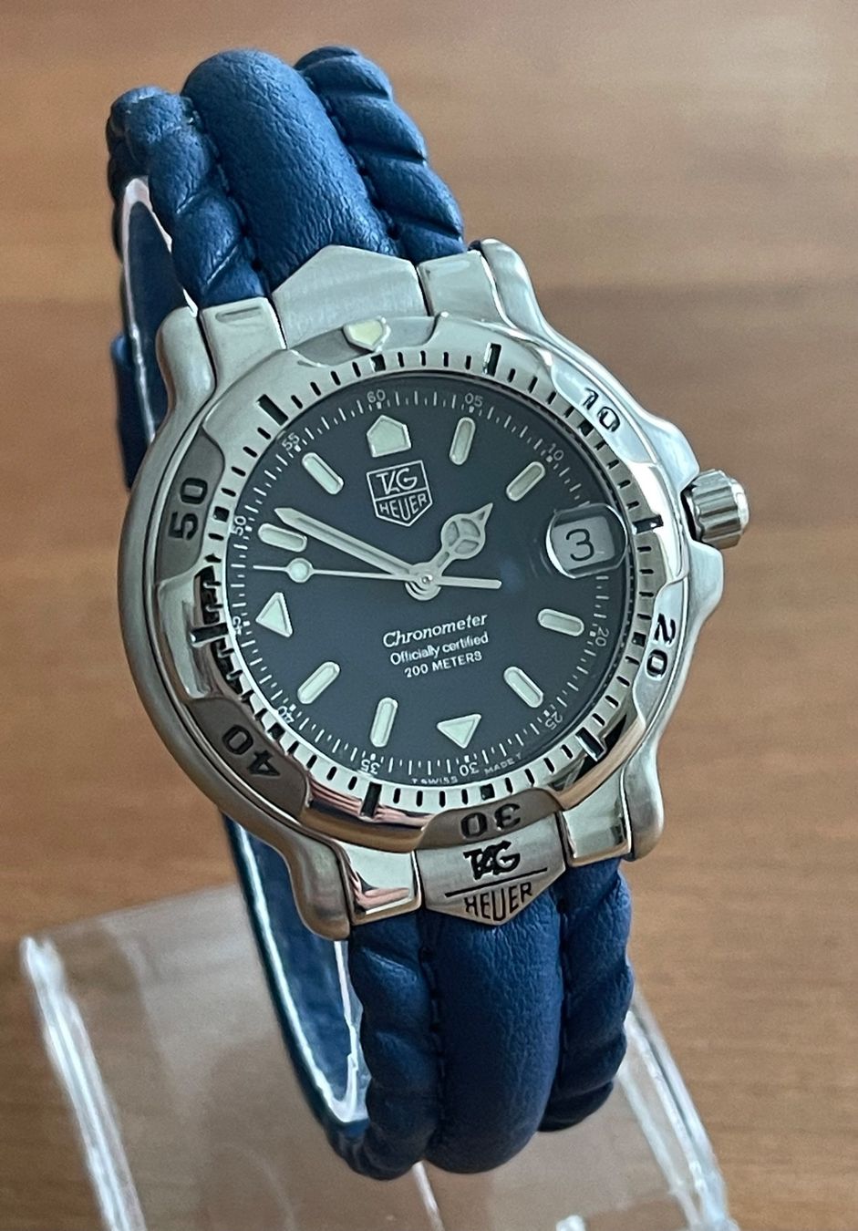 Tag Heuer Uhren: 1995 TAG Heuer Chronometer Automatic Ref WH5213-K1 revidiert – Gebraucht aus Embrach von Canderau 5