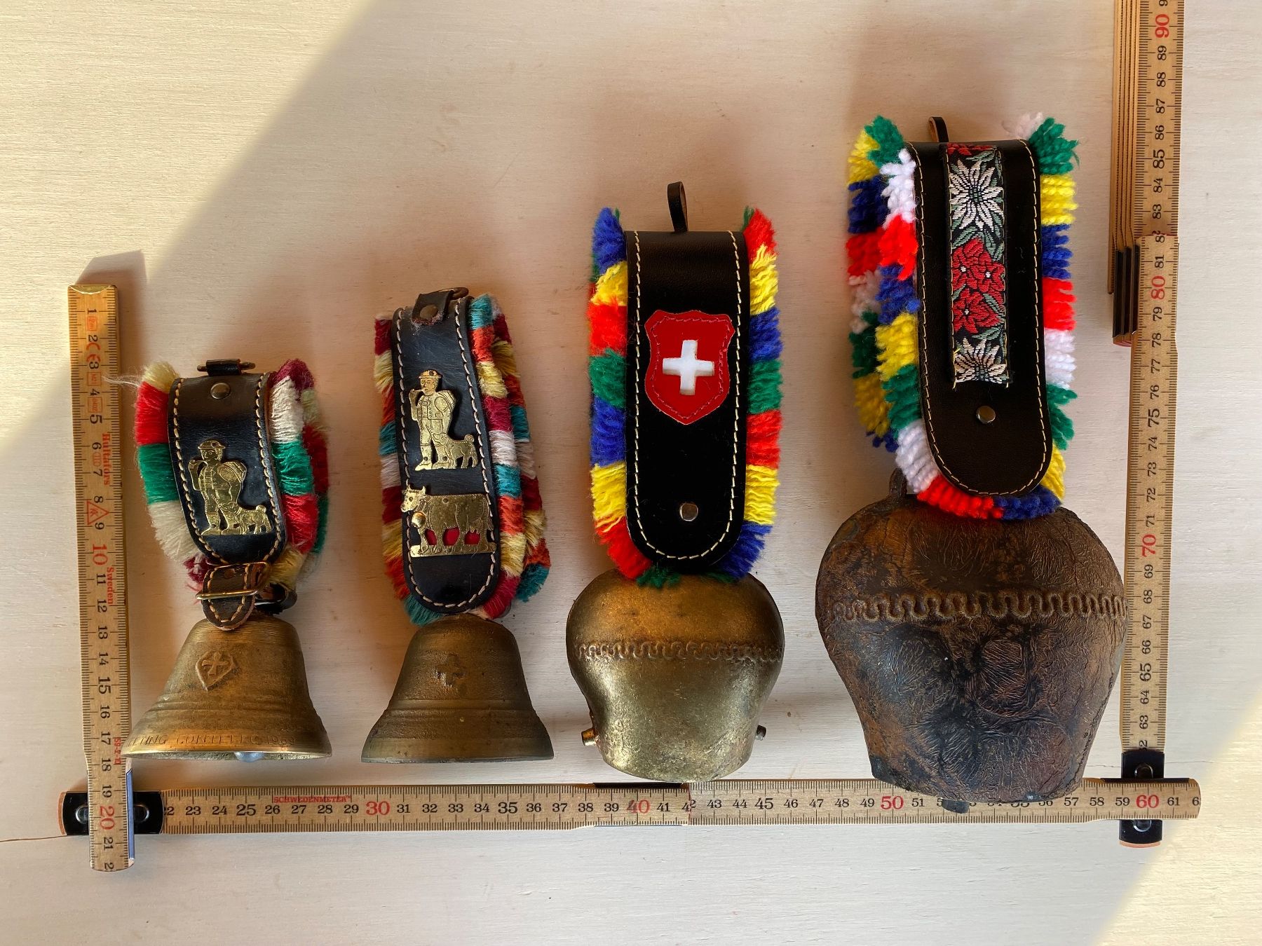 Glocken & Treicheln: 4 schöne Appenzeller Glocken / Treicheln – Gebraucht aus Feldbach von Fea1 9