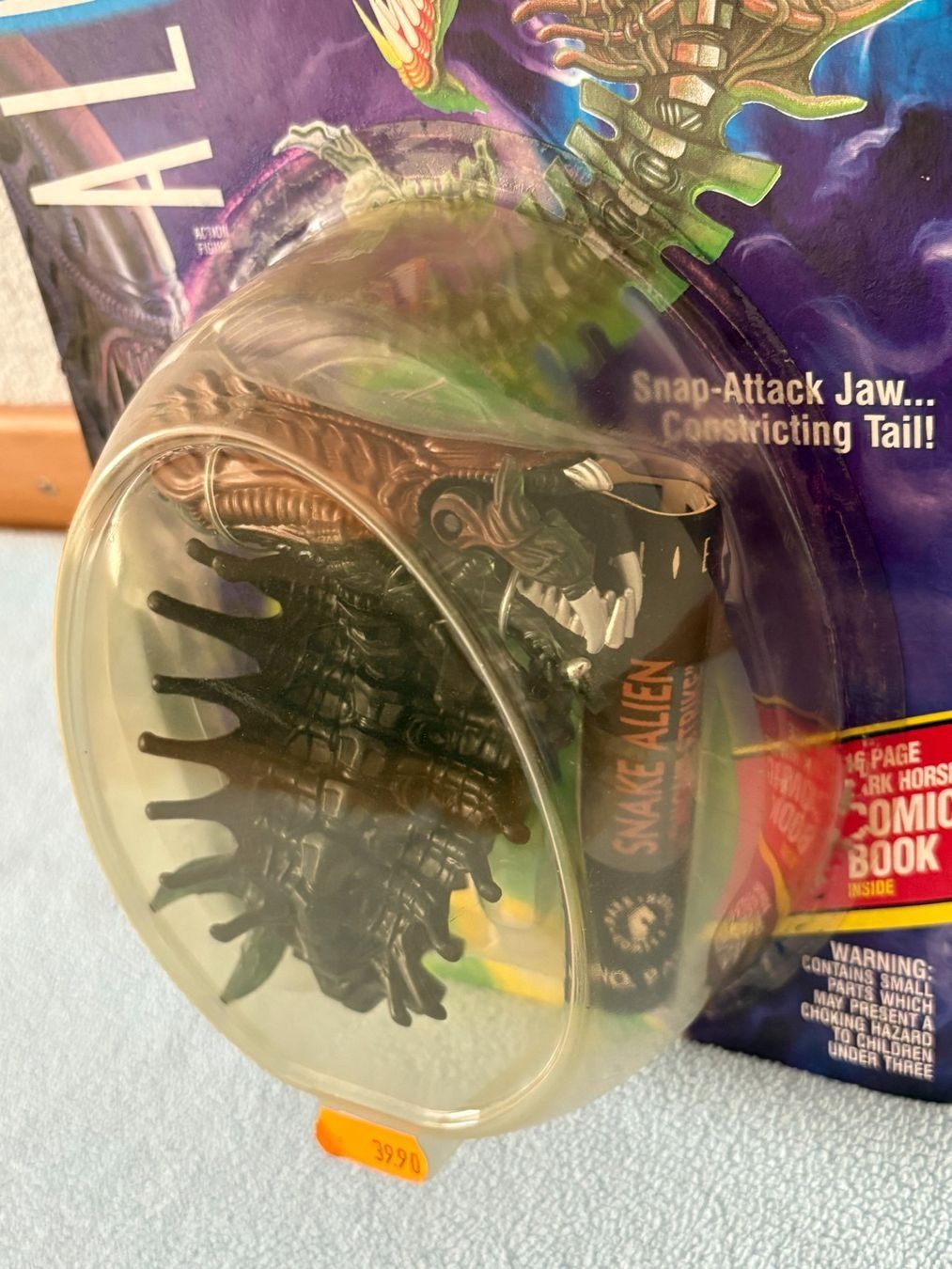 Figuren: Seltene Alien Snake Action Figur, Original Vintage 1992 – Neu und originalverpackt aus Ottenbach von TimelessEmotions. 9