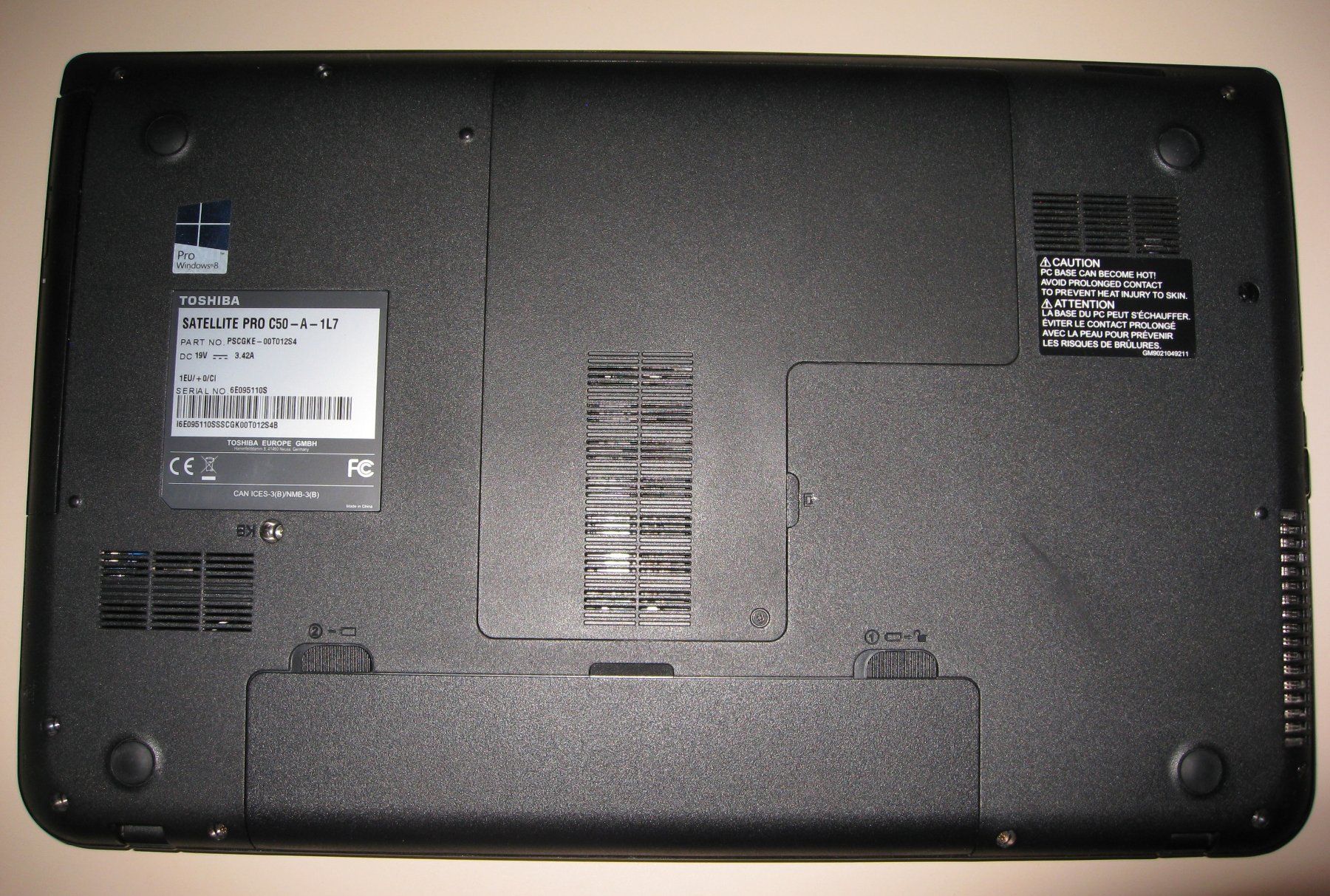 Toshiba Notebooks: Notebook Toshiba Satellite Pro C50 – Gebraucht aus Burgdorf von Crubi 1