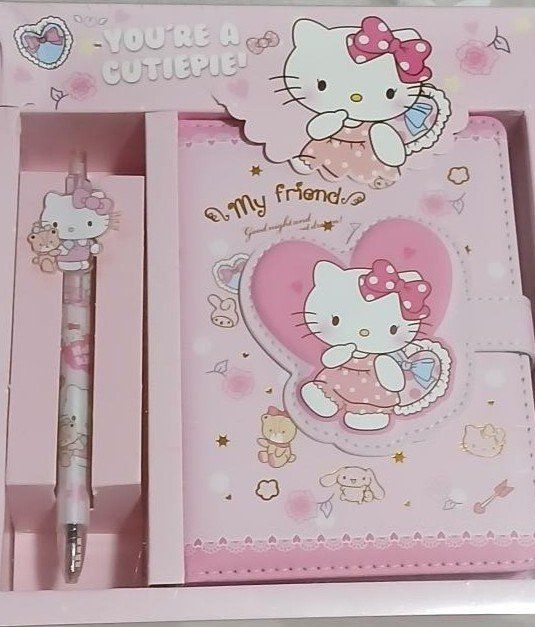 Hello Kitty Blocchi: Hello Kitty - Bloc-notes et stylo roses - Neuf – Nuovo e nell'imballaggio originale da Allens venduto da MADE.IN.ROCK.N.ROLL 5