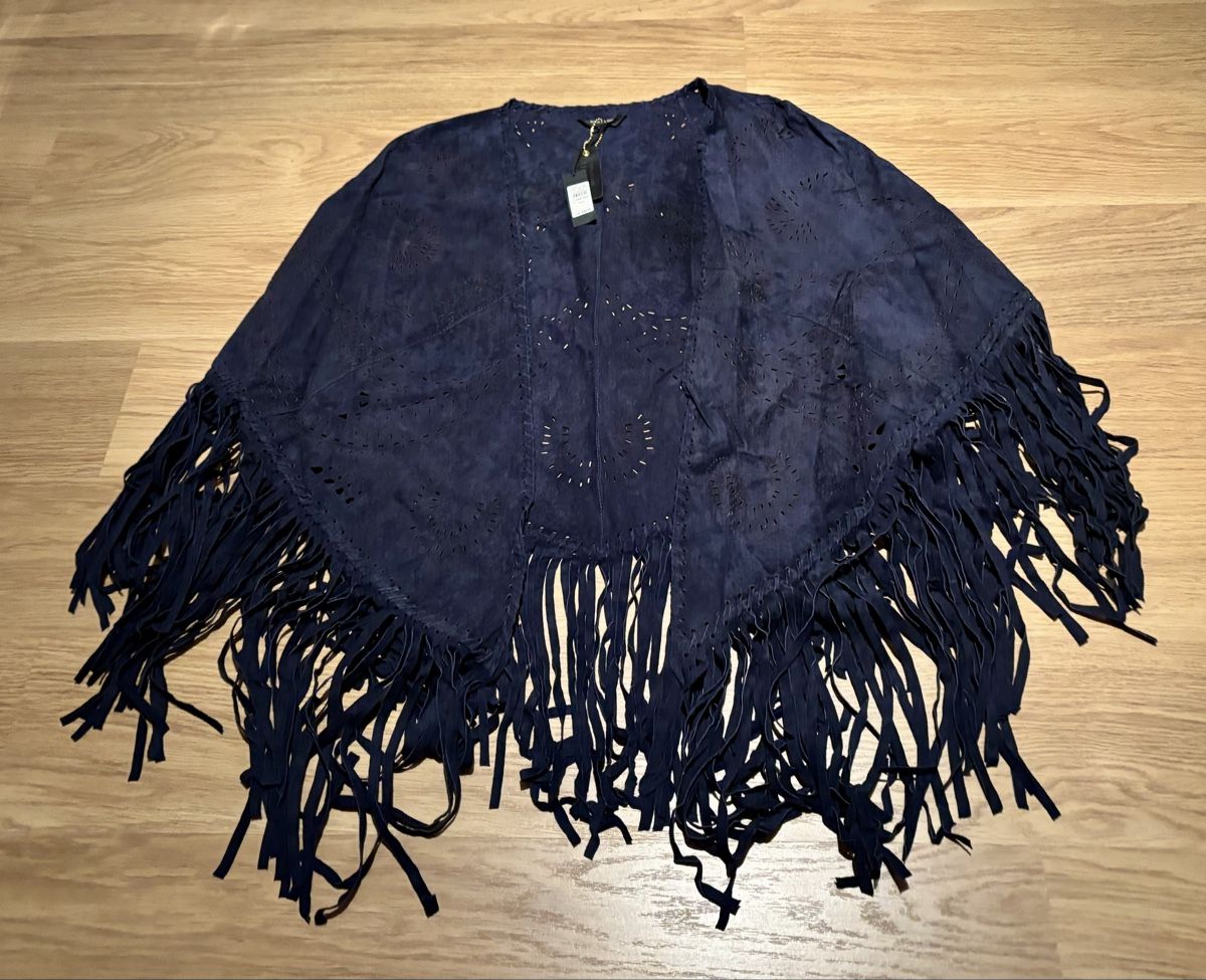 Altro in Moda donna: River Island Lederponcho, Navy – Nuovo (secondo la descrizione) da Baden venduto da Tiffany6878 2