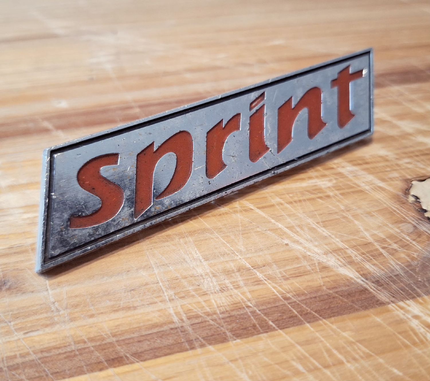 Opel Tutti pezzi di ricambio auto: Opel Rekord Sprint Emblem – Usato da Triesen venduto da BLACKSHEEP75