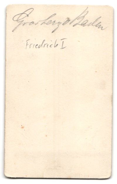 Fotografie & Manifesti: Fotografie Portrait Friedrich I. Grosshe – Usato da Berlin venduto da bartko-reher 1