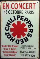 Rusty Blechschild-RED HOT CHILI PEPPERS-