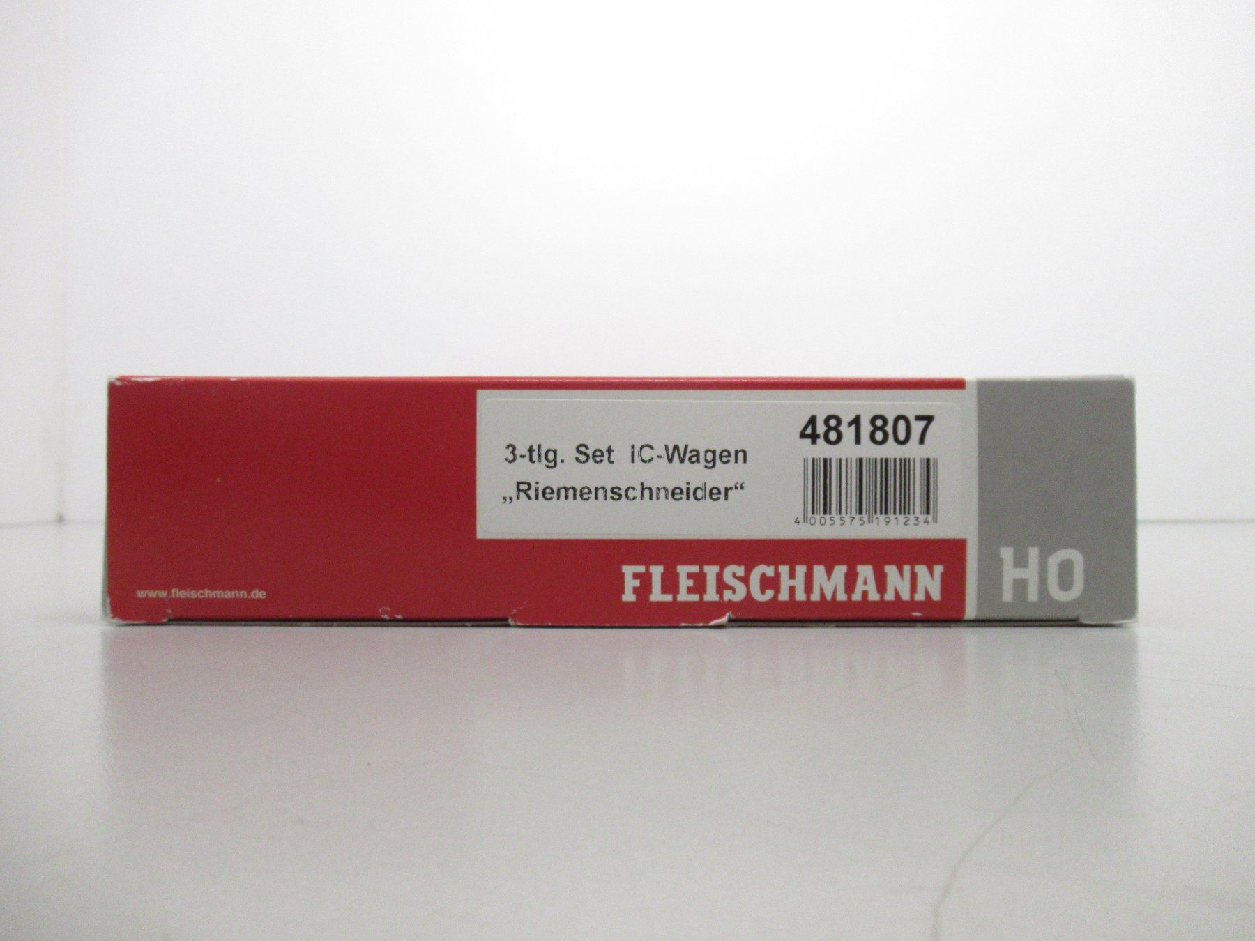 Fleischmann Modellini di ferrovie: Fleischmann 481807 3er Set DB IC Wagen "IC Riemenschneider" – Usato da Basel venduto da mhmarken 7