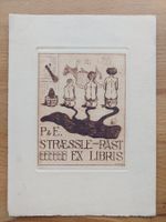 Exlibris Otto Rast - Original Radierung