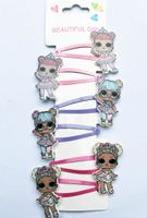 6 x barrettes pour cheveux LOL Surprise