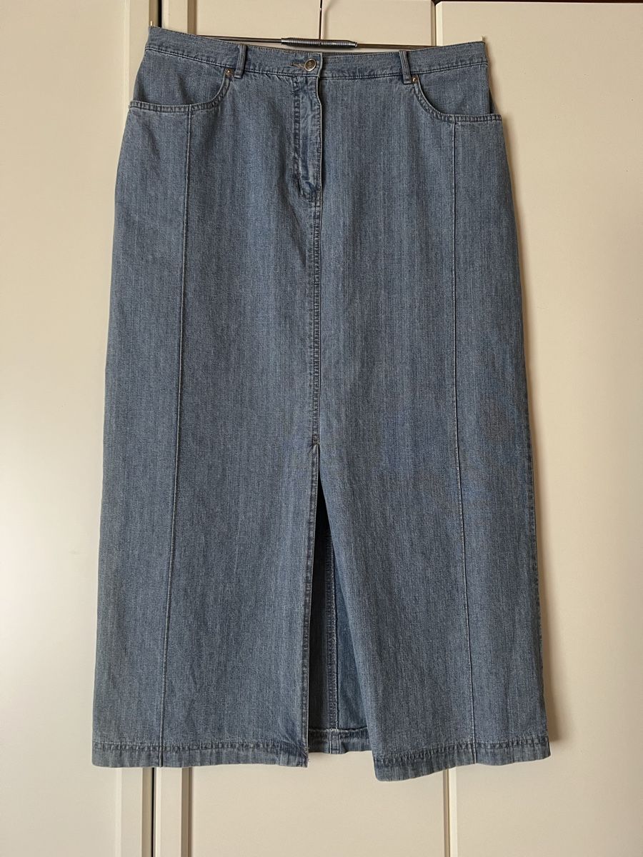Röcke: Jeansrock lang , hellblau – Neu (gemäss Beschreibung) aus Betschwanden von Dognose 1