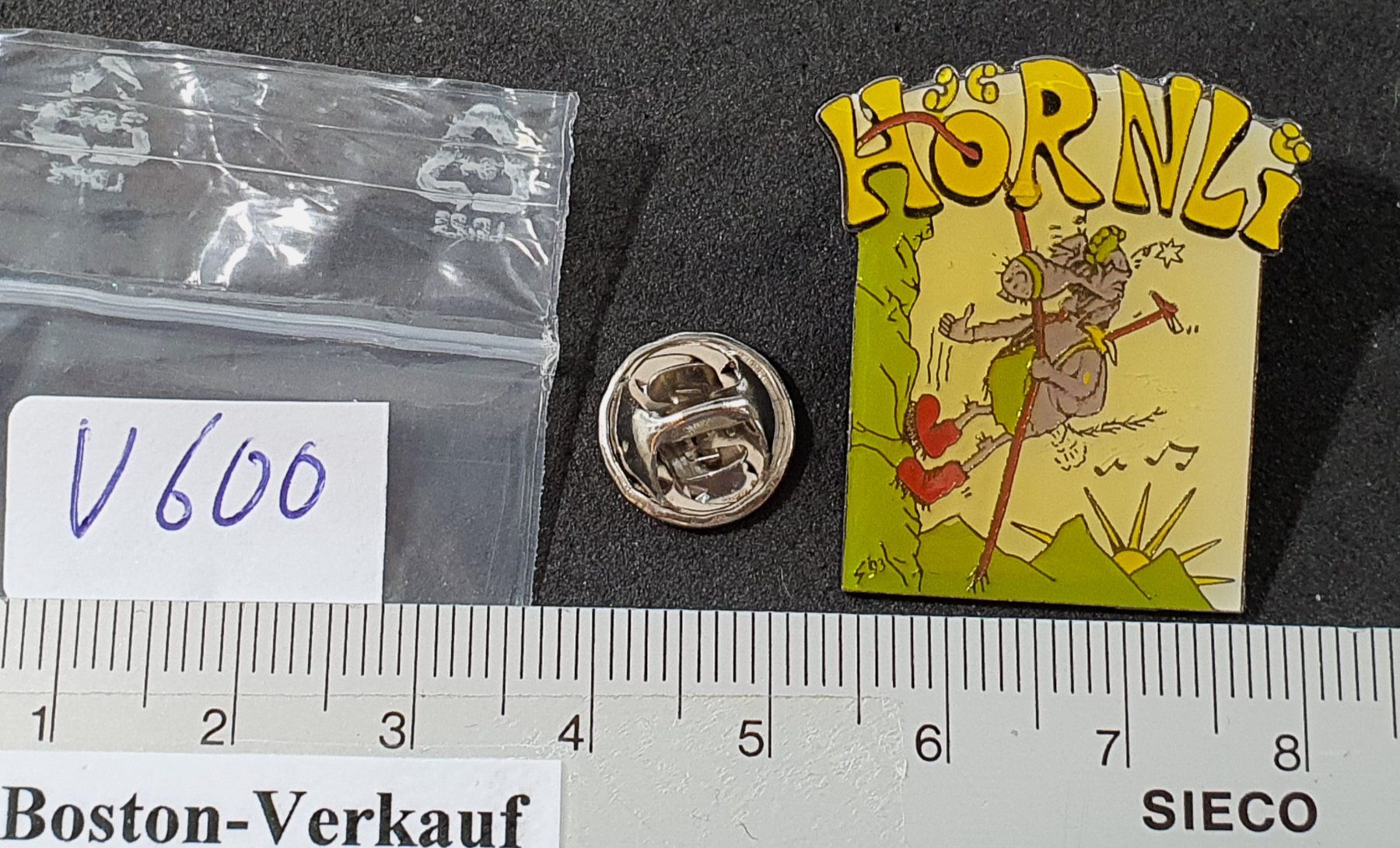 Placchette & Badge: V600 - Pin Hörnli 1993 – Usato da Reinach BL venduto da Boston-Verkauf 1