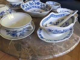 Zwiebelmuster Geschirr ,  Vintage, Top Zustand!