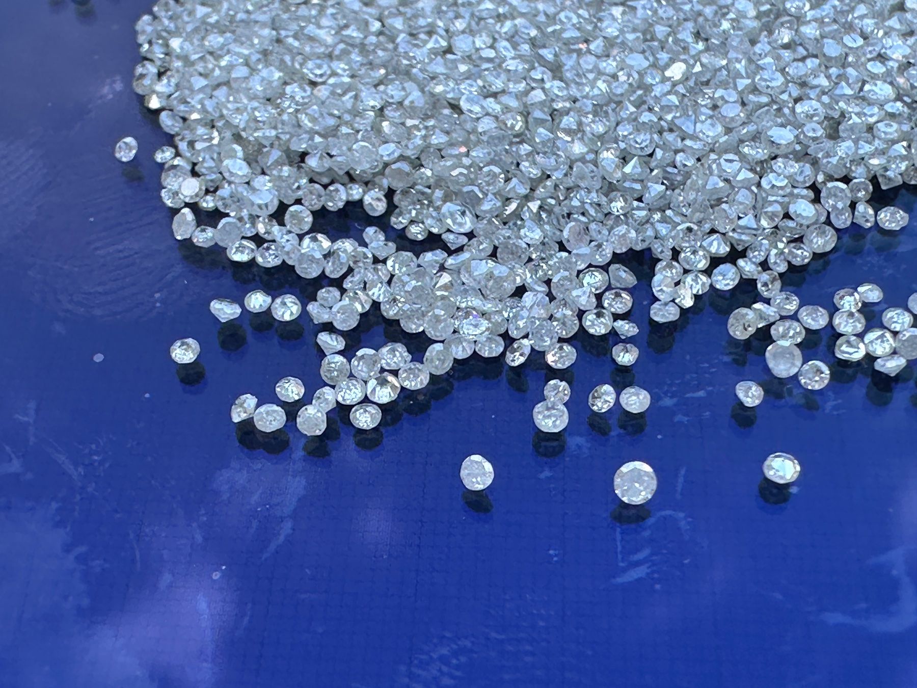 Pietre preziose: 20 St. Single-Cut Diamant-Pointer echte Naturdiamant 1 mm – Nuovo (secondo la descrizione) da Langenthal venduto da Seelenfreunde 4
